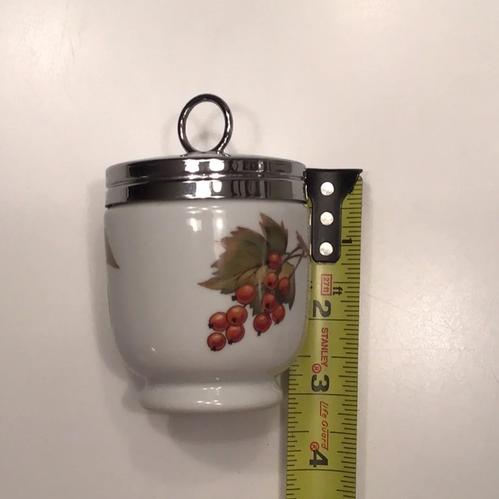 Royal Worcester Evesham Soufflé Dish Egg Coddlers Baking Porcelain Oven …